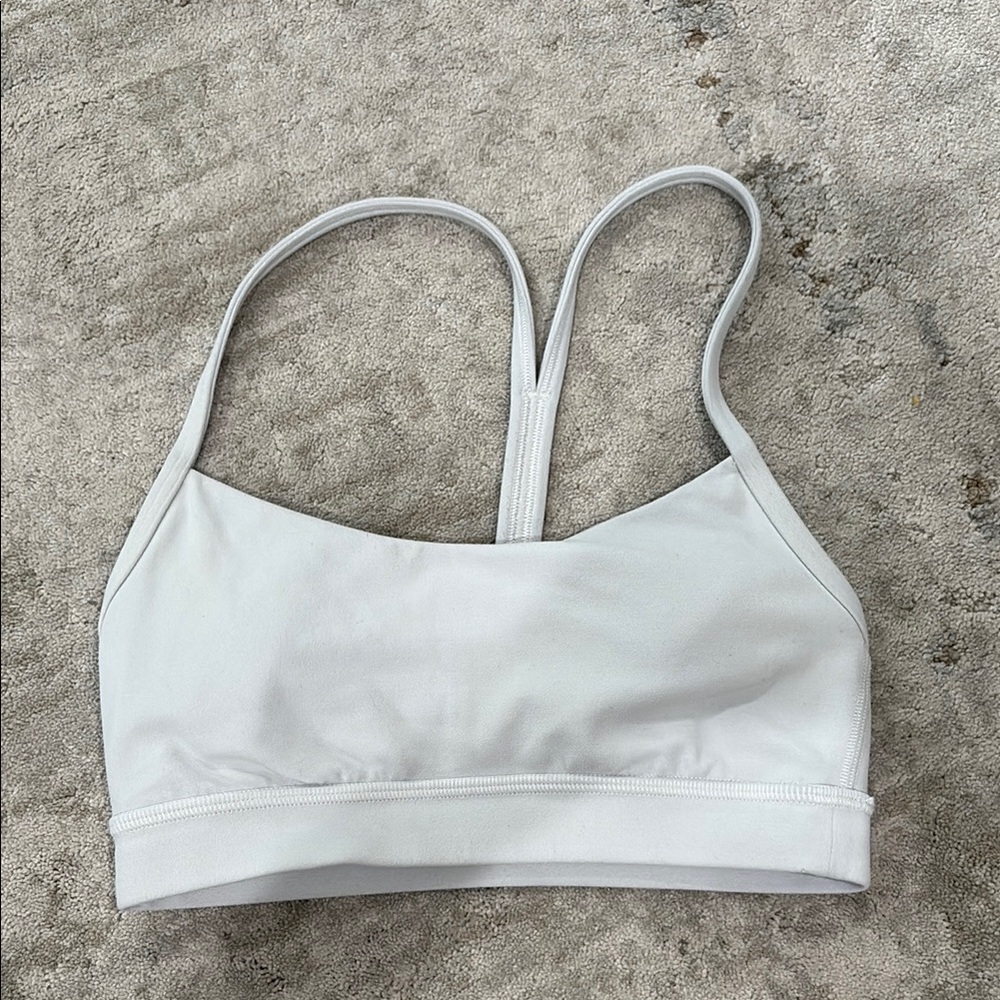 Lululemon Athletica White Sports Bra